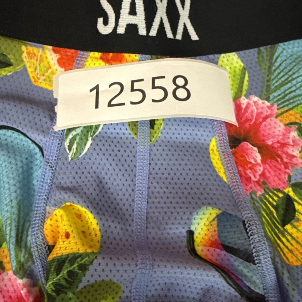 SAXX Boxer Briefs Mens Medium Slim Fit Volt Breathable Mesh BallPark Pouch NWT - Picture 9 of 12